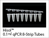 Dãy ống Real-time PCR Hisol™ 0.1㎖ qPCR 8-Strip Tubes   